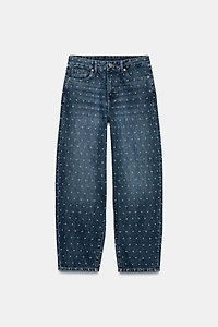 JEAN ZW COLLECTION TAPERED TAILLE NORMALE À POIS