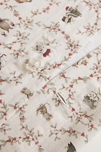 CHILDREN'S CHRISTMAS ANIMAL DUVET COVER