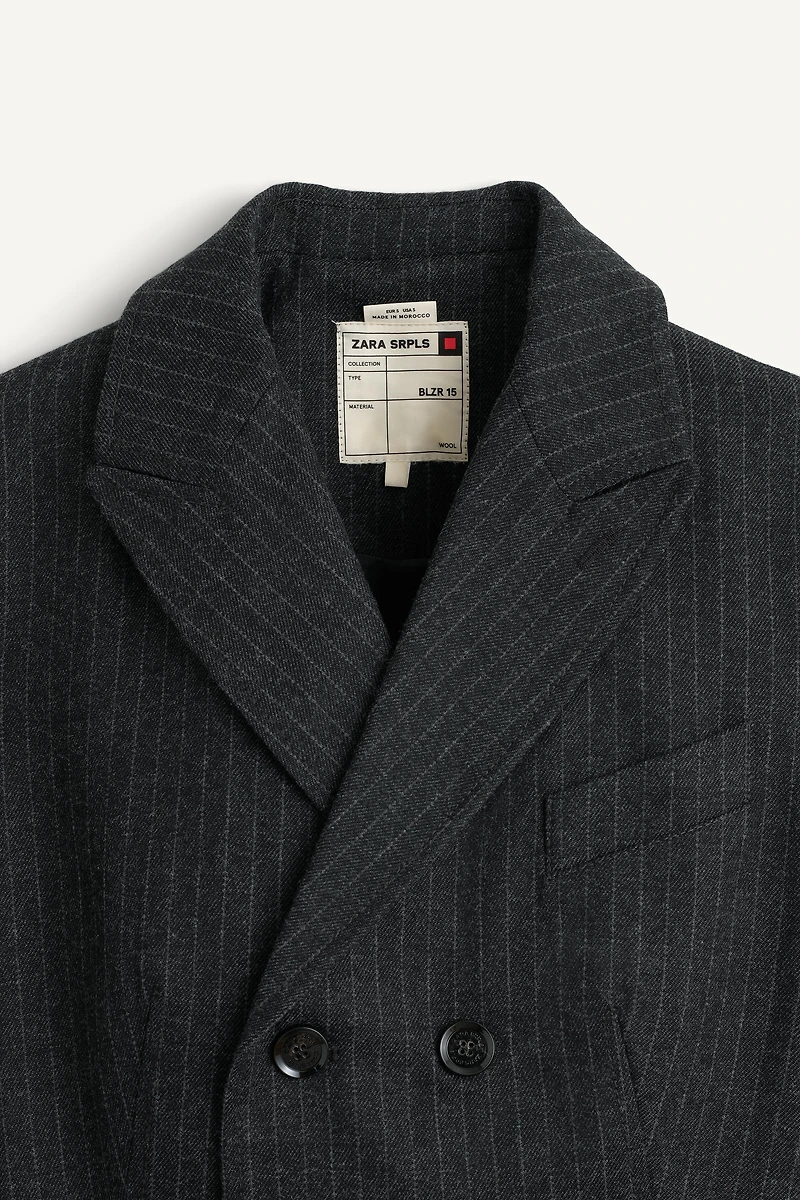 STRUCTURED STRIPED BLAZER