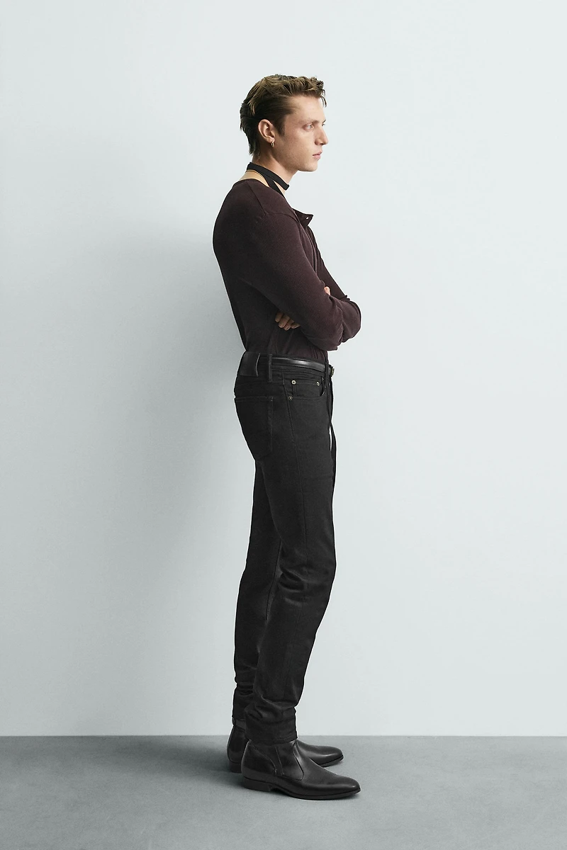 T-SHIRT COL BOULANGER LYOCELL - COTON