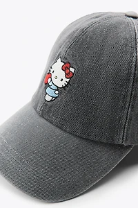 HELLO KITTY © 2025 SANRIO DENIM CAP