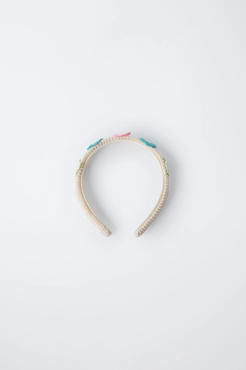 CROCHET FLOWER HEADBAND