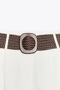 BERMUDA PINCES CEINTURE