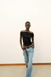BOAT NECK T-SHIRT