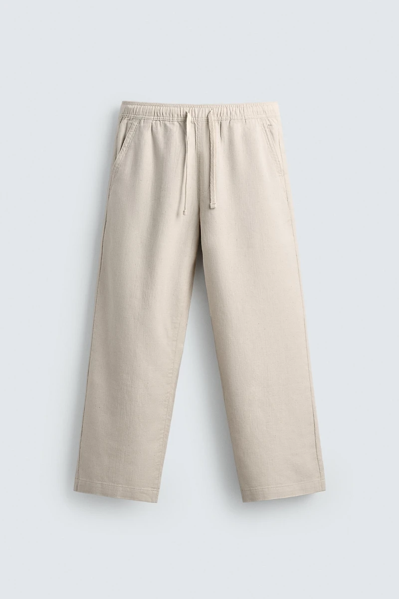 PANTALON STRUCTURÉ COUPE DÉCONTRACTÉE