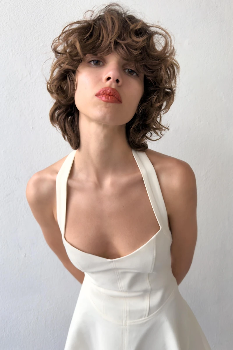 SWING HALTER DRESS
