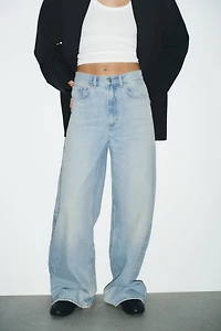TRF HIGH WAIST EXTRA WIDE LEG JEANS