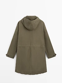 Long cotton parka
