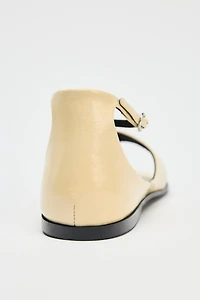 LEATHER TOE SANDALS