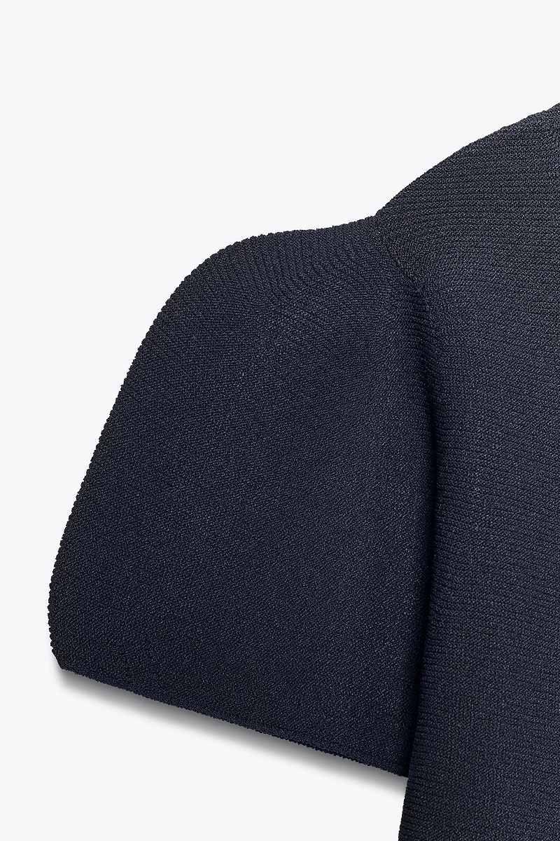 BALLOON SLEEVE KNIT TOP