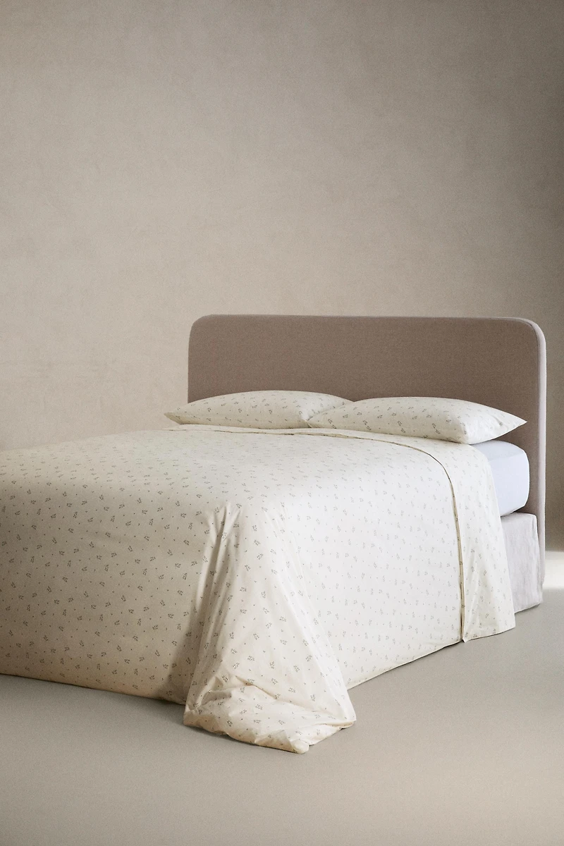 LEAF PRINT DUVET COVER