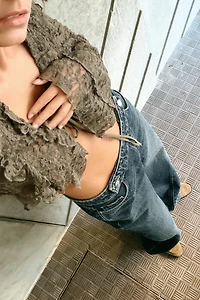 RUFFLED LACE SHORT JACKET