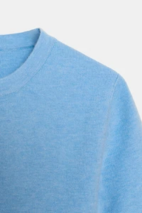 HAUT À MANCHES COURTES EN MAILLE AU TOUCHER DOUX