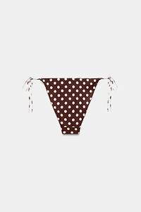 BAS DE BIKINI IMPRIMÉ À POIS