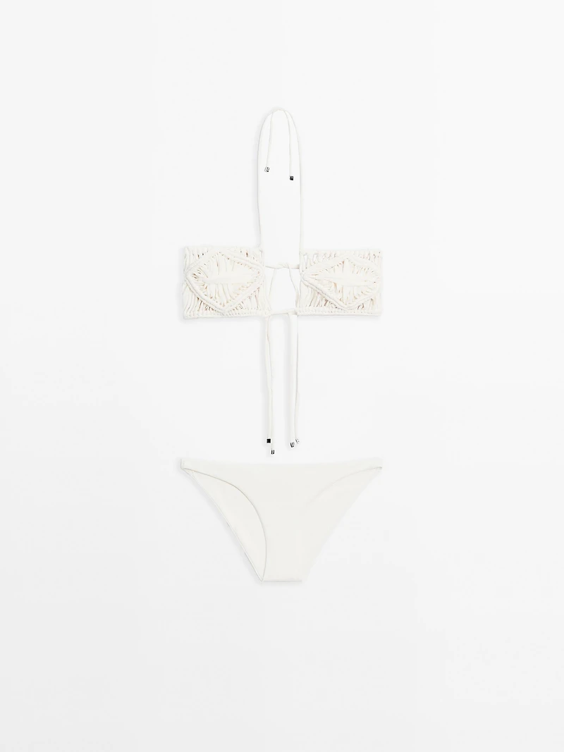 Macramé bikini set