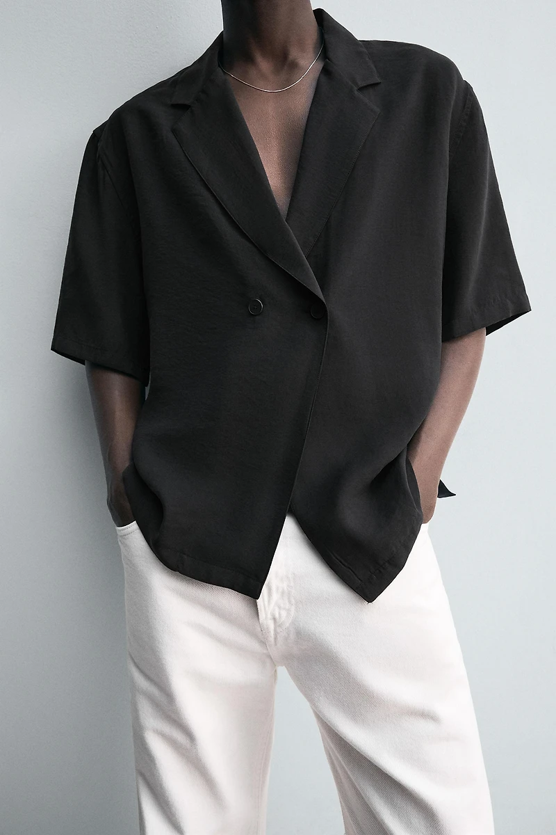 FLOWY KIMONO SHIRT