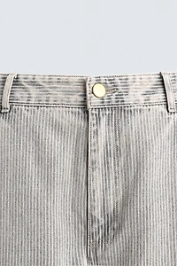 RELAXED STRAIGHT FIT STRIPED PANTS
