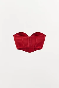 TOP CORSET À ARMATURES ET COUTURES ÉDITION LIMITÉE