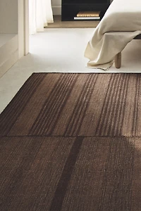 TAPIS LAINE LIGNES CONTRASTE