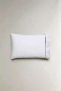 PIQUÉ PIPING PILLOWCASE