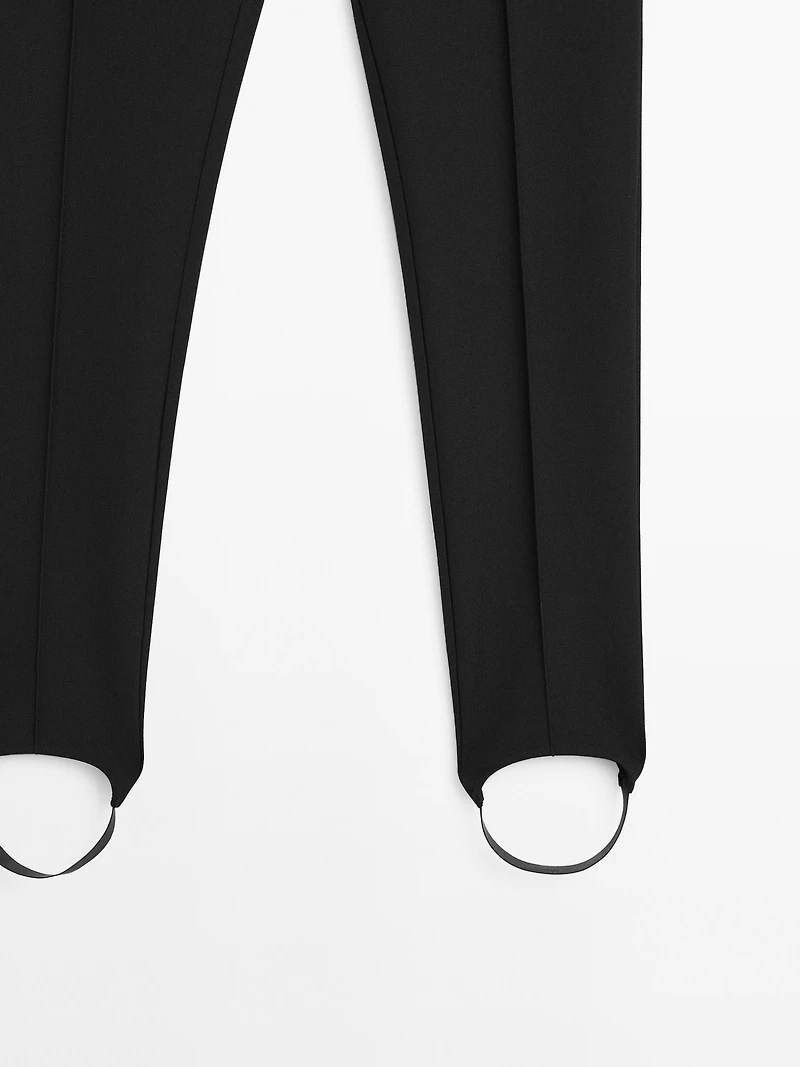 Fitted trousers with elasticated hems - STUDIO