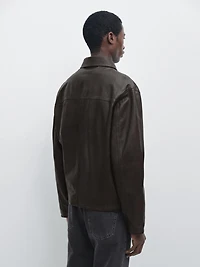 Nappa leather jacket