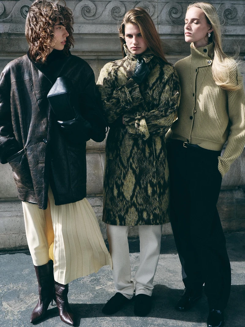 100% wool turtleneck knit cardigan