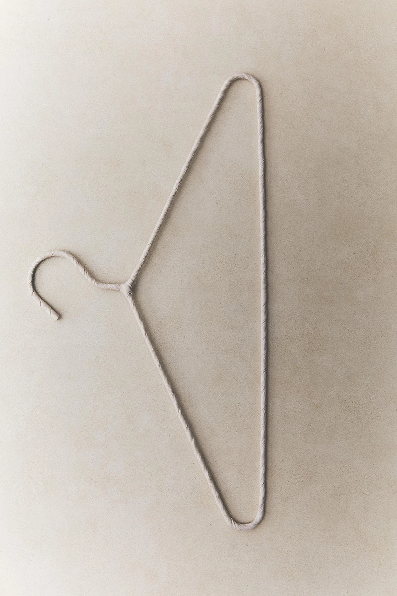 BEIGE COTTON AND LINEN HANGER (PACK OF 4)