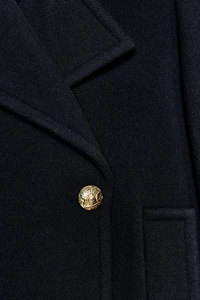 LONG WOOL BLEND COAT ZW COLLECTION