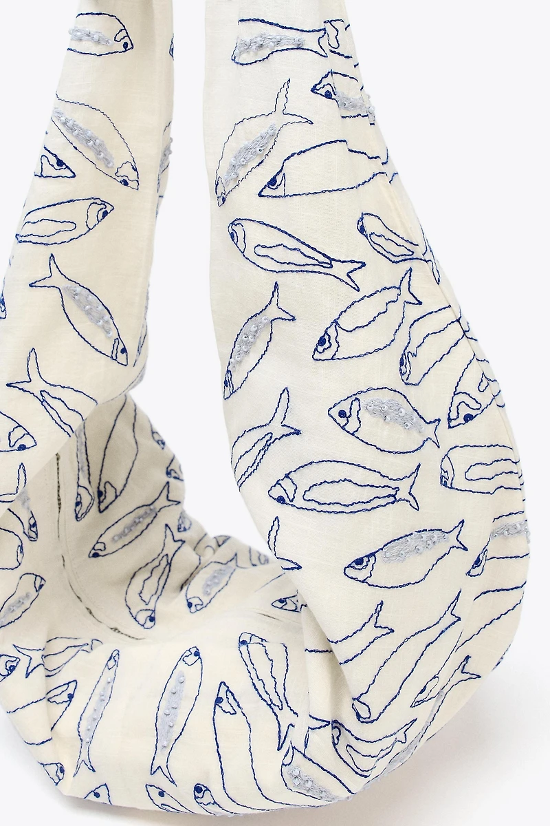 BOW PRINT BAG
