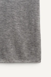 TOP EN MAILLE 100 % LAINE ÉDITION LIMITÉE