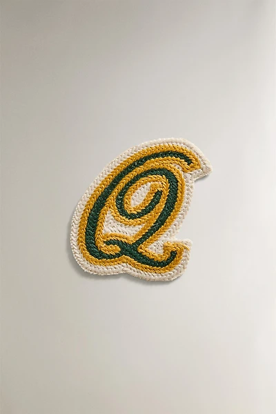 COTTON LETTER Q PATCH