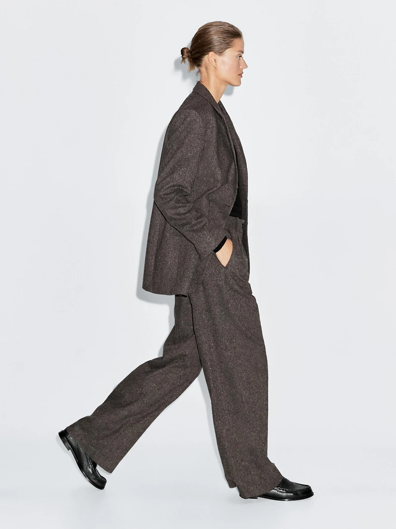 Pantalon de tailleur bottonato