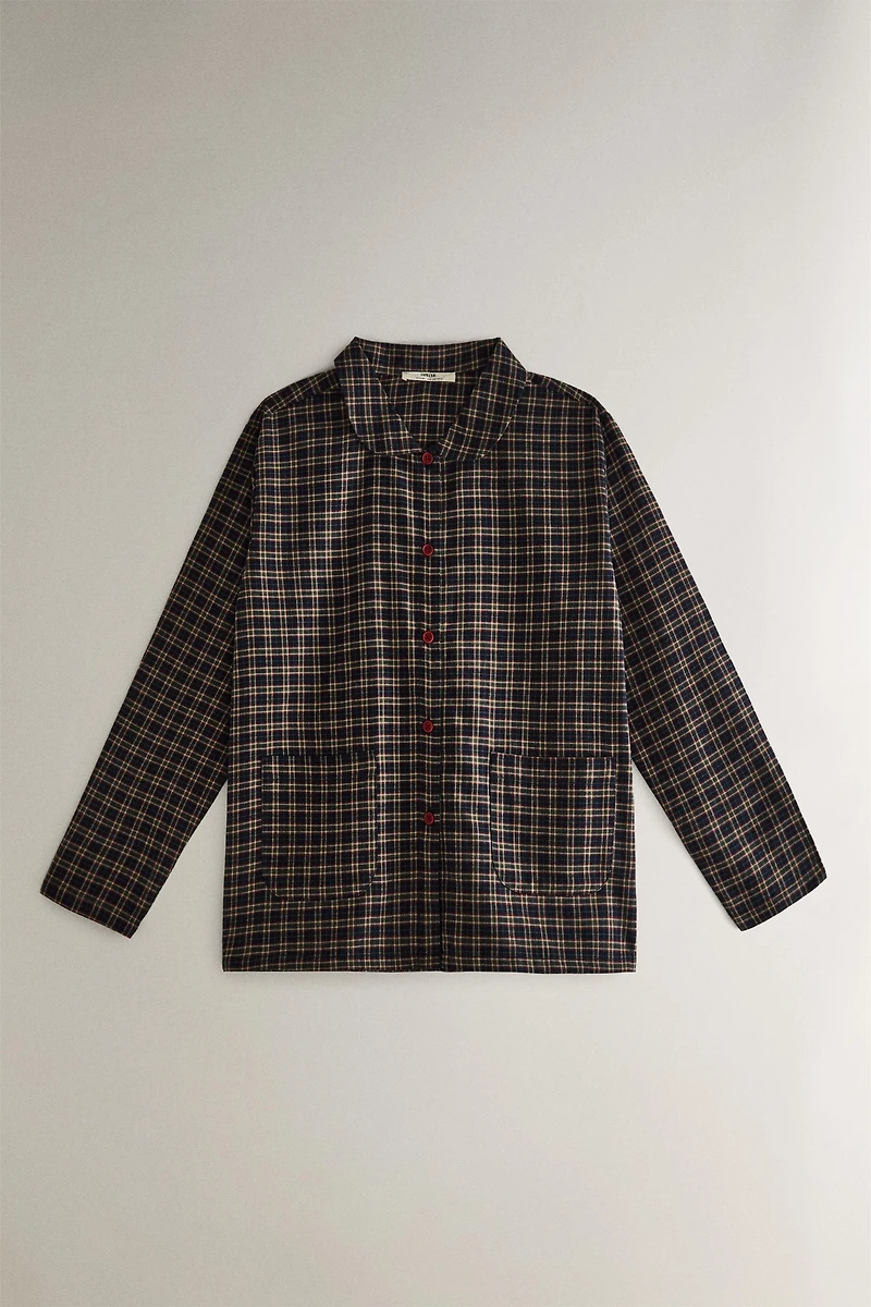 ENSEMBLE PYJAMA EN FLANELLE À CARREAUX NOËL (LOT DE 2