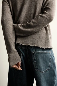 RELAXED FIT KNIT T-SHIRT