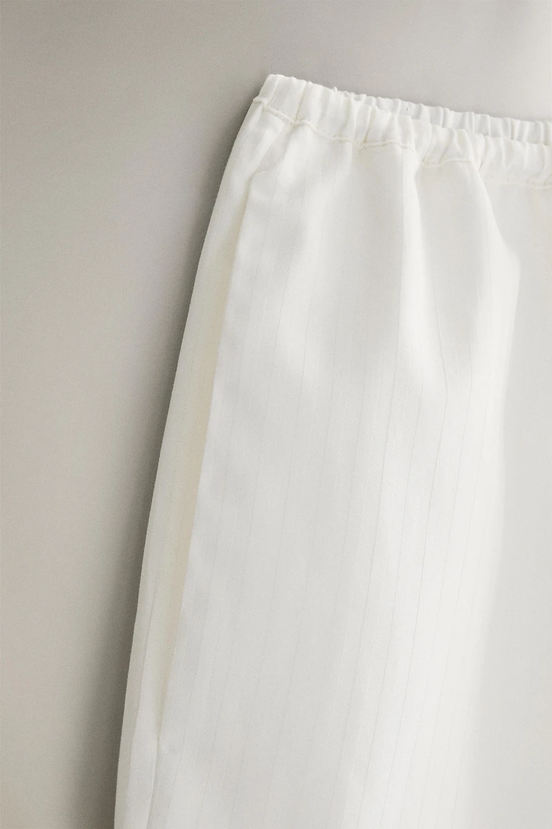 STRIPED JACQUARD SHORTS