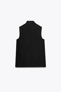 GILET MÉLANGE LIN ZW COLLECTION
