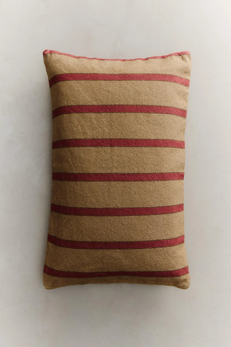HOUSSE DE COUSSIN RAYURES