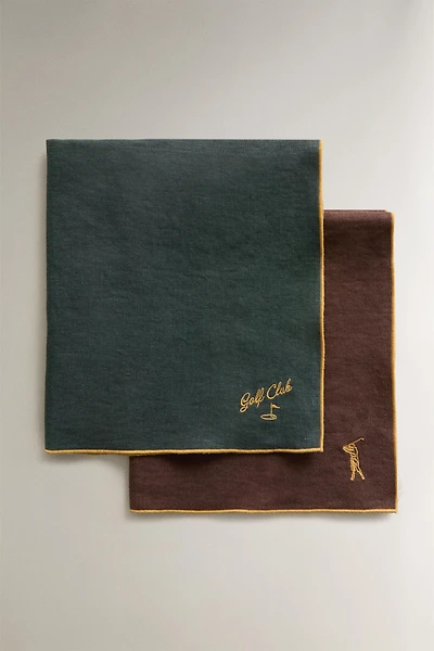 GOLF NAPKIN PACK (PACK OF 2)