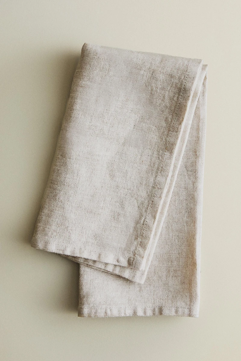 SET OF WASHED LINEN NAPKINS (SET 2)