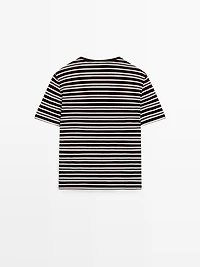 Striped short sleeve T-shirt