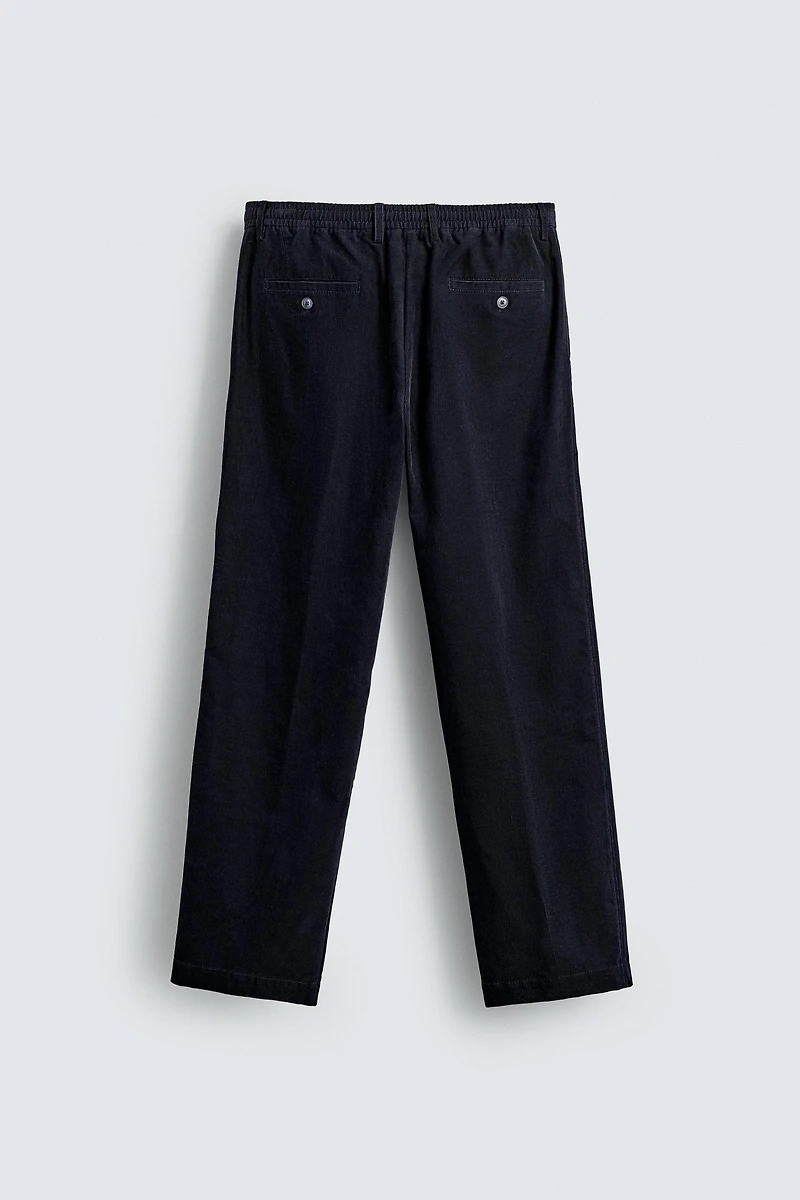 REGULAR FIT LIGHTWEIGHT CORDUROY PANTS