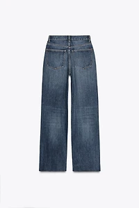 TRF HIGH WAIST WIDE LEG FULL LENGTH JEANS
