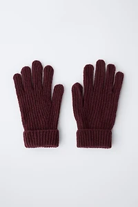 GANTS EN MAILLE LISSE