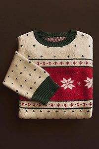 CHRISTMAS JACQUARD SWEATER