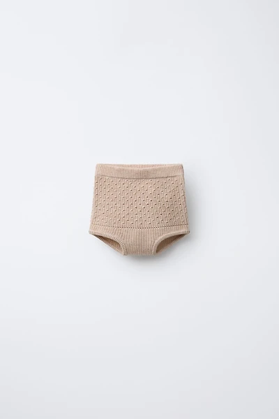 TEXTURED KNIT CULOTTES
