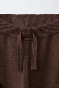 KNIT CARGO JOGGER PANTS