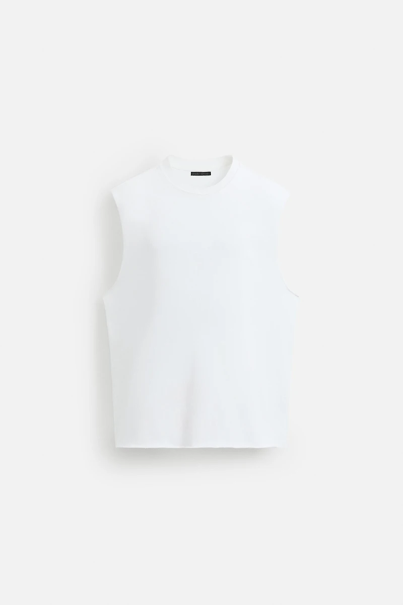 T-SHIRT DÉBARDEUR POINT IRRÉGULIER