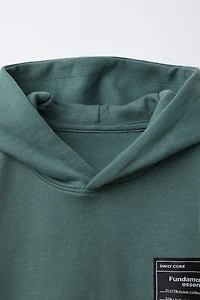 SHORT SLEEVE HOODIE AND INTERLOCK BERMUDA SET