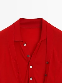 Cardigan multiposition 100 % laine - STUDIO